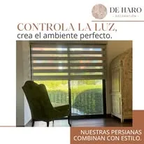 Persianas para controlar la luz